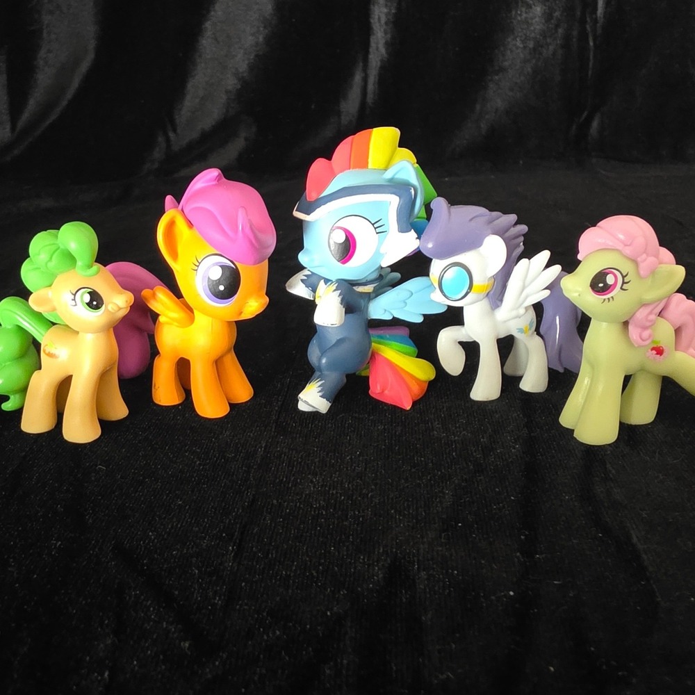 My Little Pony Mini Figure Lot of 5: Funko, Blind Bag. Scootaloo Florina Zapp ++